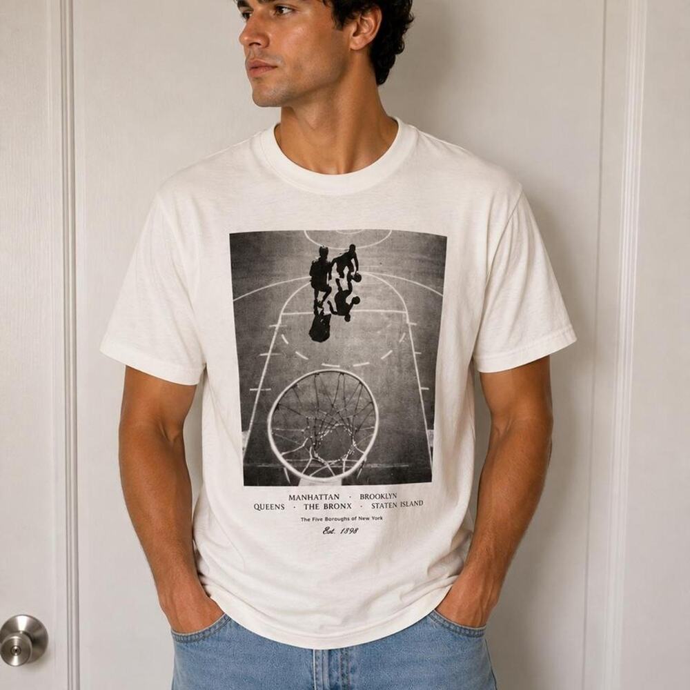Mens new york basketball graphic